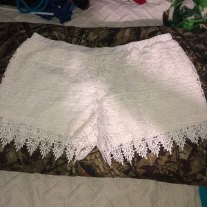 Lace shorts